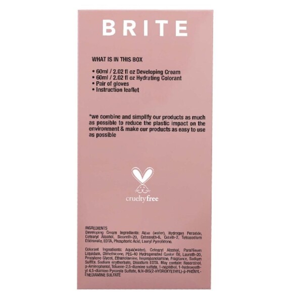 BRITE 2 in 1 Rose Toner Kit, Ammonia-Free, Paraben-Free, PPD-Free - 2 Boxes NWT - Picture 4 of 5